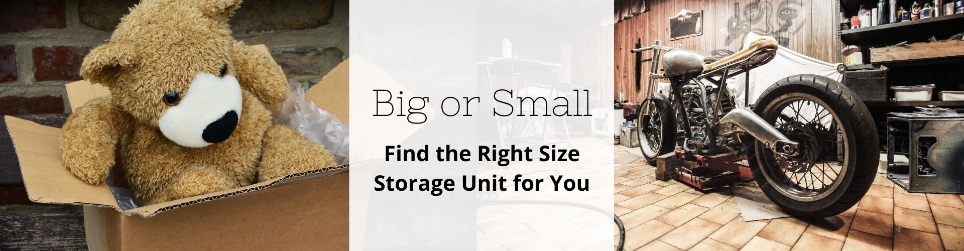 storage unit size guide