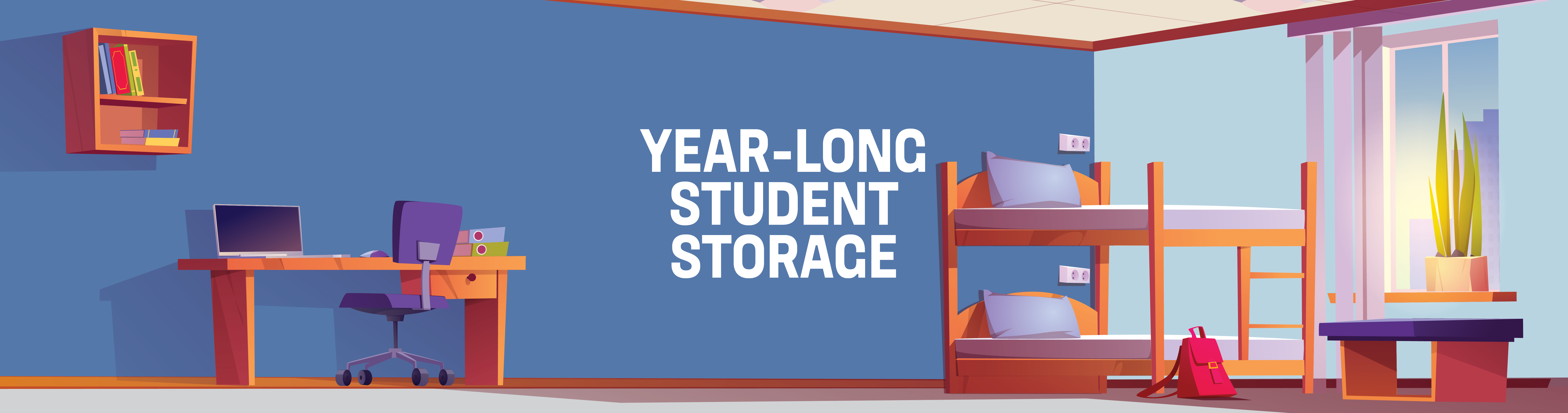 year-long student storage from Salisbury Storage Warehouse